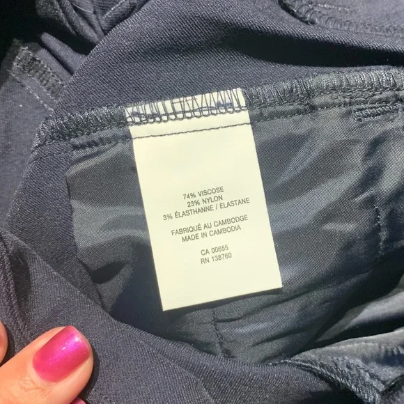 Reitman’s Slim Leg Ankle Pants Size 12 Tall - Picture 8 of 9